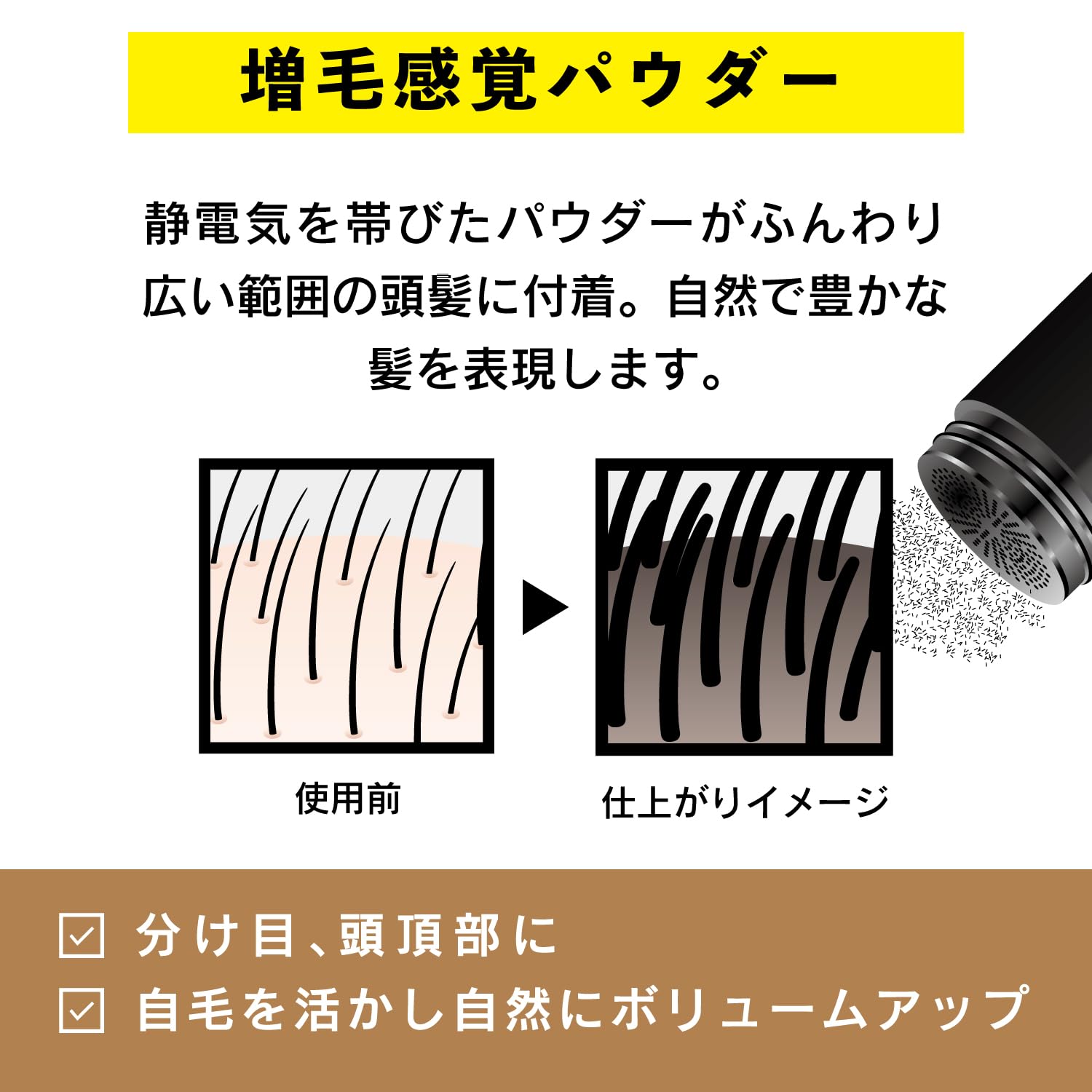【まとめ買い】トップシェード　カバーヘアー　やや明るめの自然な黒色 容量35G×3点セット 柳屋本店 スタイリング