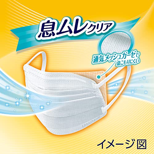 【まとめ買い】超快適マスク 息ムレクリアタイプ 小さめサイズ 25枚入 容量25枚×18点セットユニ・チャーム マスク