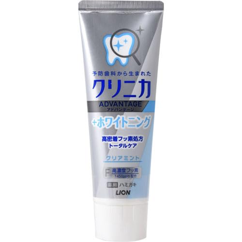 【まとめ買い】クリニカ アドバンテージ ＋ホワイトニング ハミガキ クリアミント 130g 容量130G×10点セット歯磨き