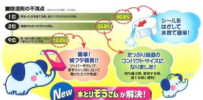 【まとめ買い】水とりぞうさん　550ml×6個パック 容量6個×8点セット オカモト 除湿剤