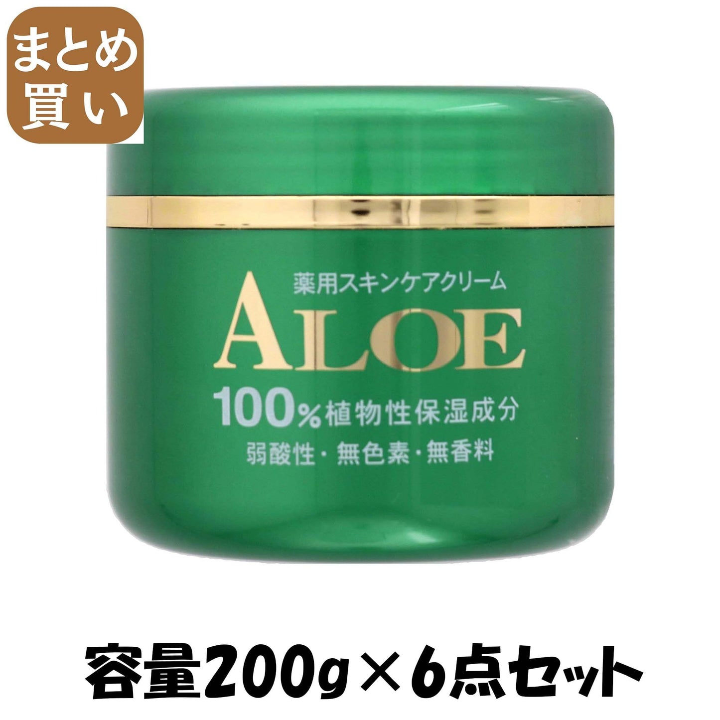【まとめ買い】薬用アロテインクリーム CR-A 200g 容量200G×6点セットジュン・コスメティック