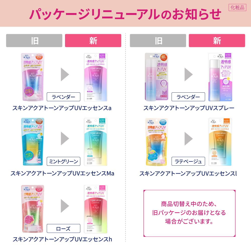【まとめ買い】スキンアクア トーンアップ UVスプレー 日焼け止め 70g 容量70G×6点セットロート製薬 ＵＶ・日焼け止め