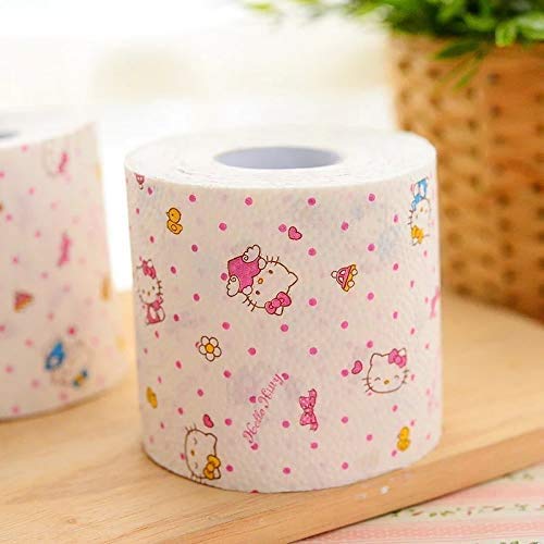 【まとめ買い】ハローキティ　トイレットペーパー　12ロール　ダブル 容量12ロール×8点セット 丸富製紙 トイレットペーパー