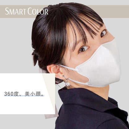 【まとめ買い】超快適ＳＭＡＲＴＣＯＬＯＲ　Ｐｅａｒｌ　Ｗｈｉｔｅふつう２０枚容量20マイ×24点セット マスク