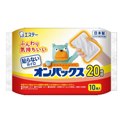 【まとめ買い】貼らないオンパックス１０Ｐ 容量10ｺ×24点セット エステー カイロ