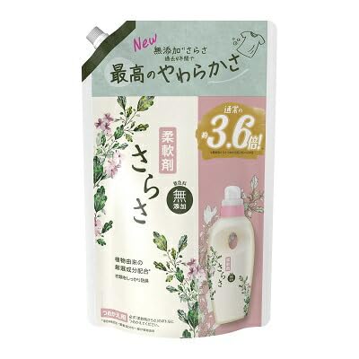 【まとめ買い】さらさ柔軟剤　つめかえ超ジャンボサイズ 容量1350ML×6点セット Ｐ＆Ｇ 柔軟剤