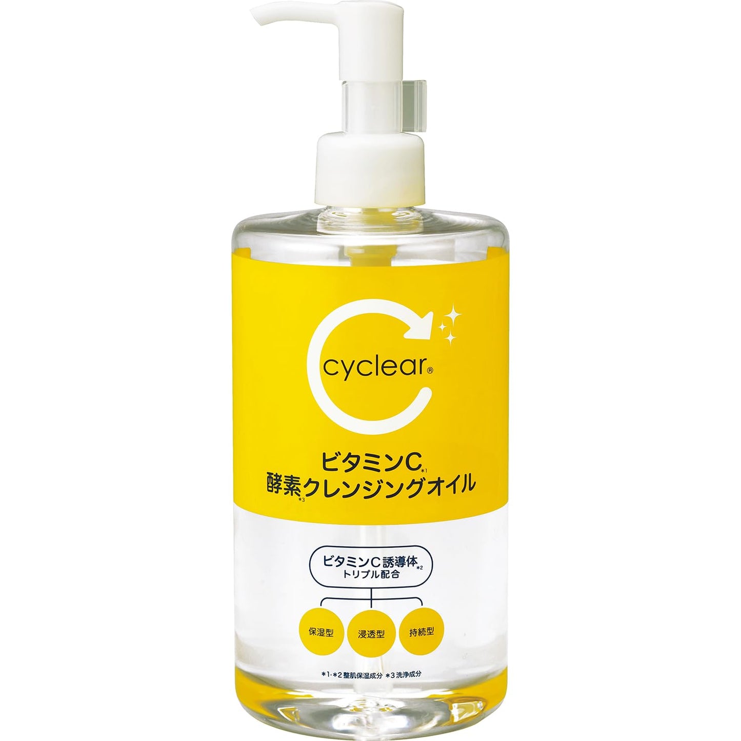【まとめ買い】ｃｙｃｌｅａｒ　ビタミンＣ　酵素クレンジングオイル 容量400ML×24点セット熊野油脂 メイク落とし・クレンジング