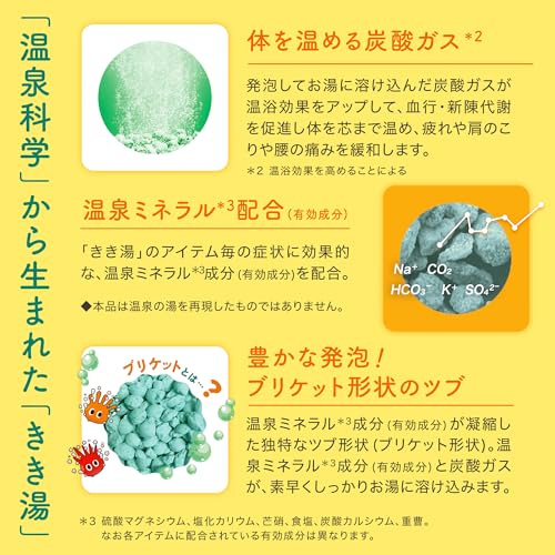 【まとめ買い】きき湯　マグネシウム炭酸湯　３６０ｇ 容量360G×12点セット バスクリン 入浴剤