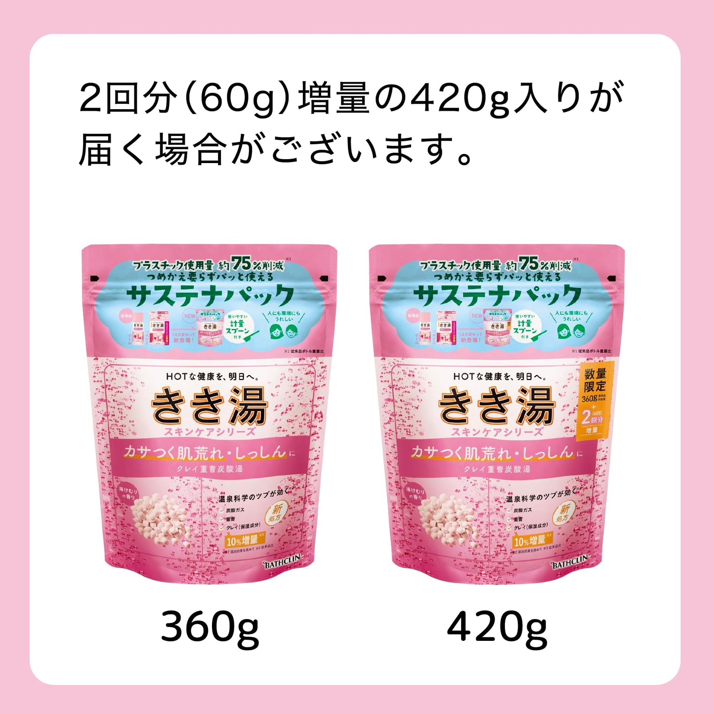 【まとめ買い】きき湯　クレイ重曹炭酸湯　３６０ｇ 容量360G×12点セット バスクリン 入浴剤