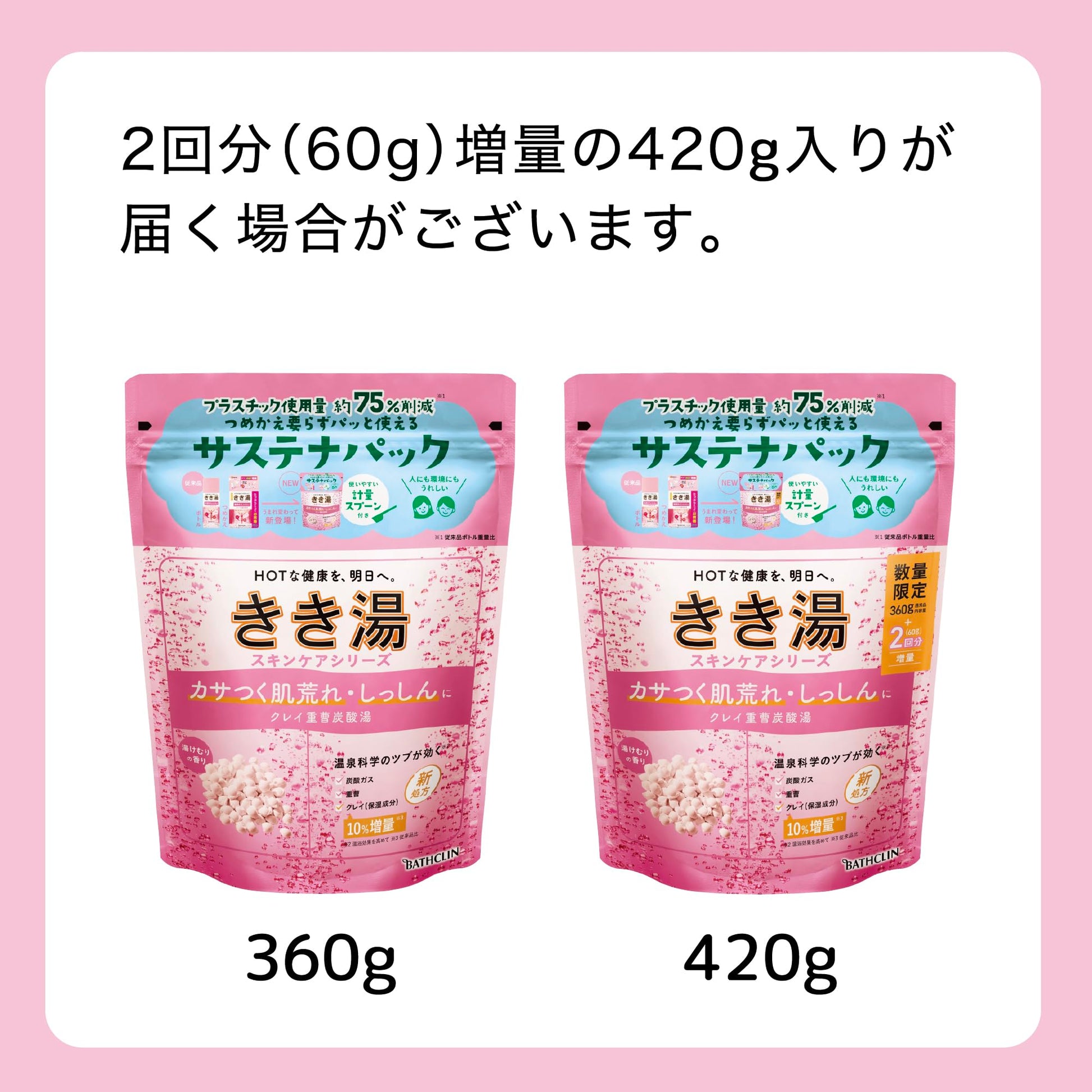 【まとめ買い】きき湯　クレイ重曹炭酸湯　３６０ｇ 容量360G×12点セット バスクリン 入浴剤