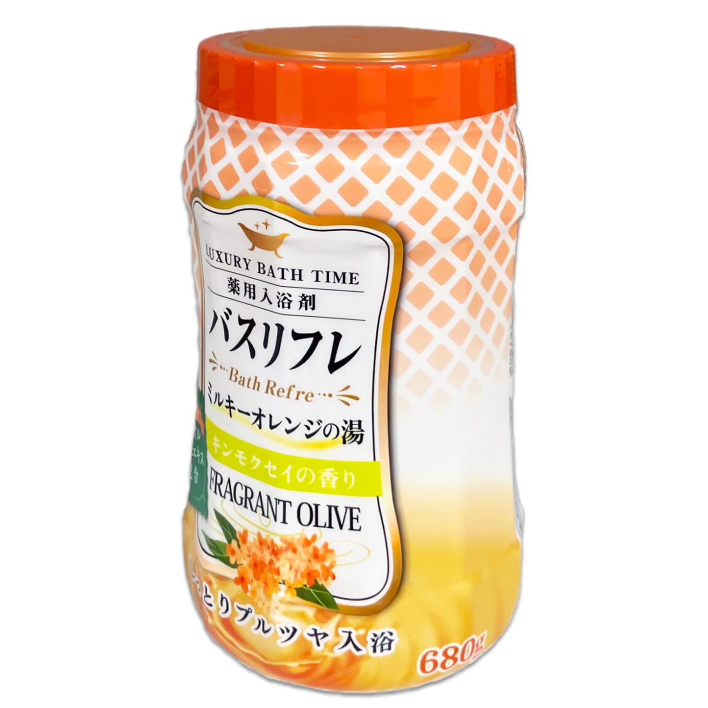 【まとめ買い】バスリフレ薬用入浴剤キンモクセイにごり湯本体 容量680G×12点セット ライオンケミカル 入浴剤