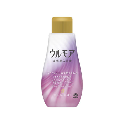 【まとめ買い】ウルモア　高保湿入浴液　クリーミーフローラルの香り 容量600ML×12点セット アース製薬 入浴剤