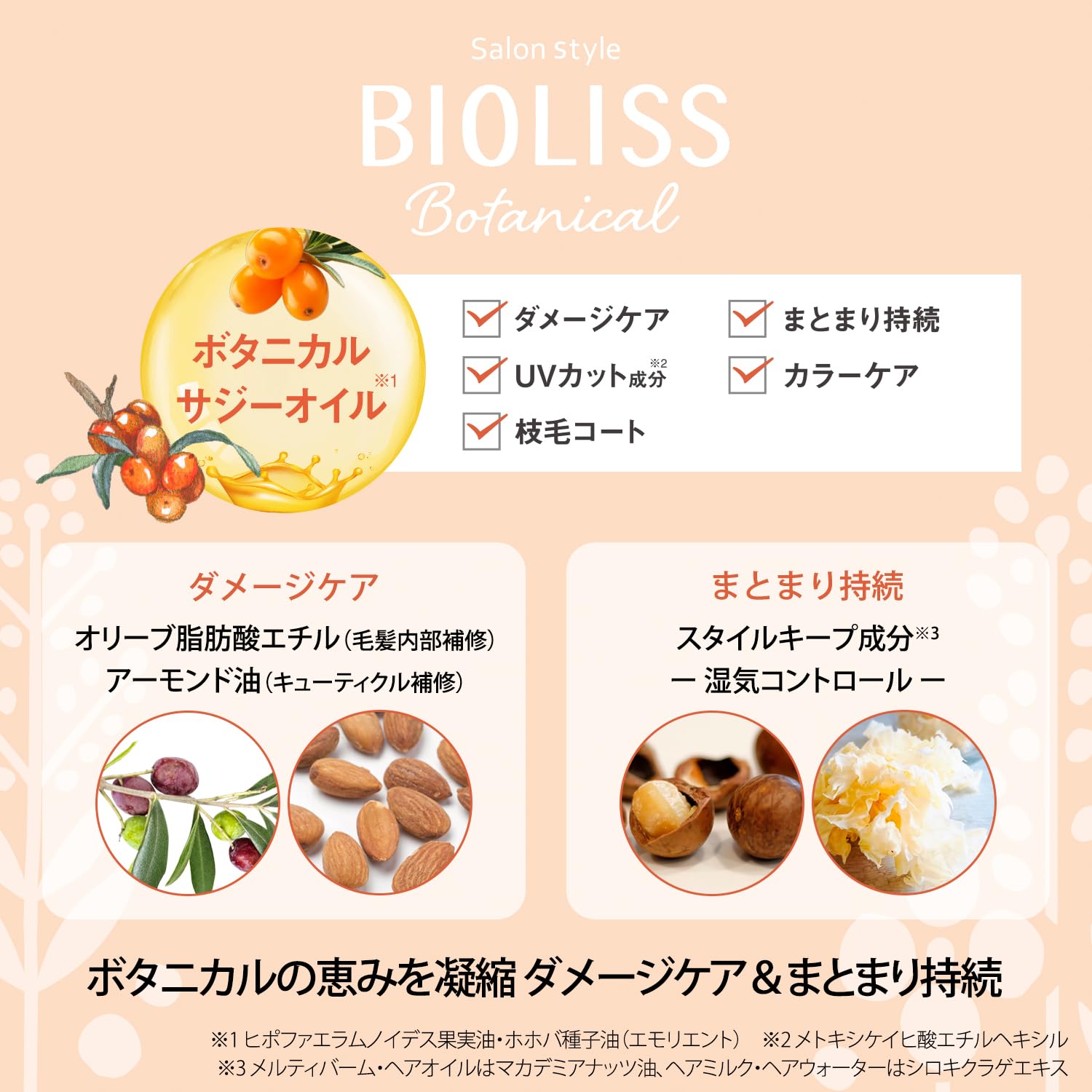 【まとめ買い】ＳＳ　ビオリス　ボタニカル　モイスト　リペア　ヘアオイル 容量80ML×6点セット コーセーコスメポート 美容液