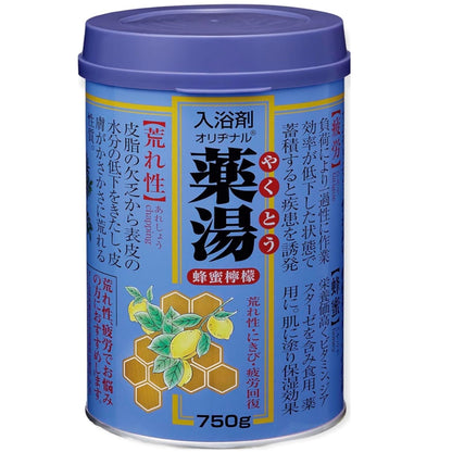【まとめ買い】オリヂナル薬湯　ハチミツレモン　７５０Ｇ 容量750G×12点セット オリヂナル 入浴剤