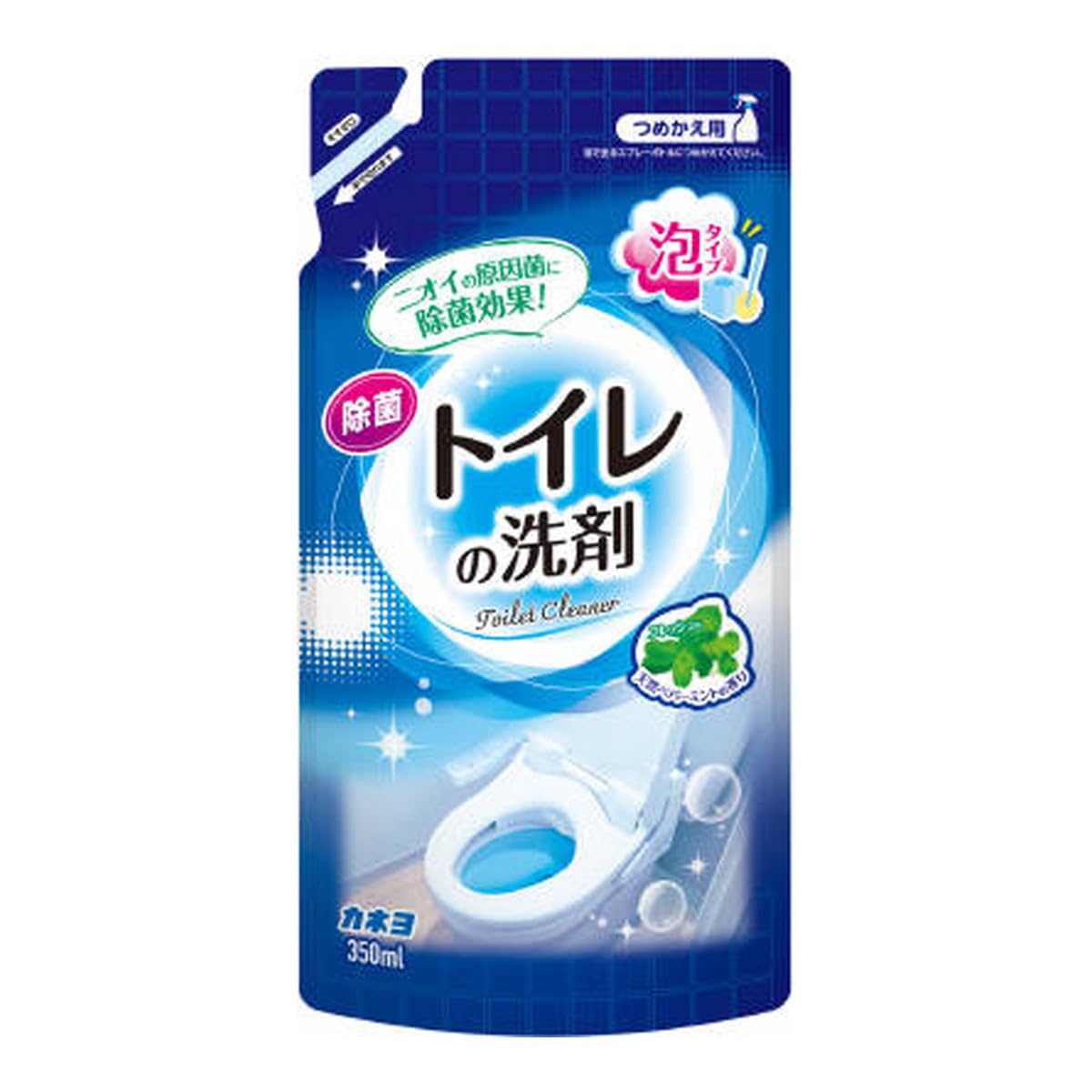 【まとめ買い】トイレの洗剤　詰替　３５０ｍｌ 容量350ML×24点セット カネヨ石鹸 住居洗剤・トイレ用
