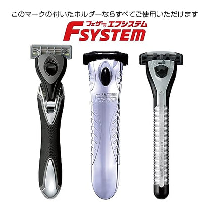 【まとめ買い】サムライエッジ替刃４コ入り 容量4コ×12点セット フェザー安全剃刃 男性用カミソリ