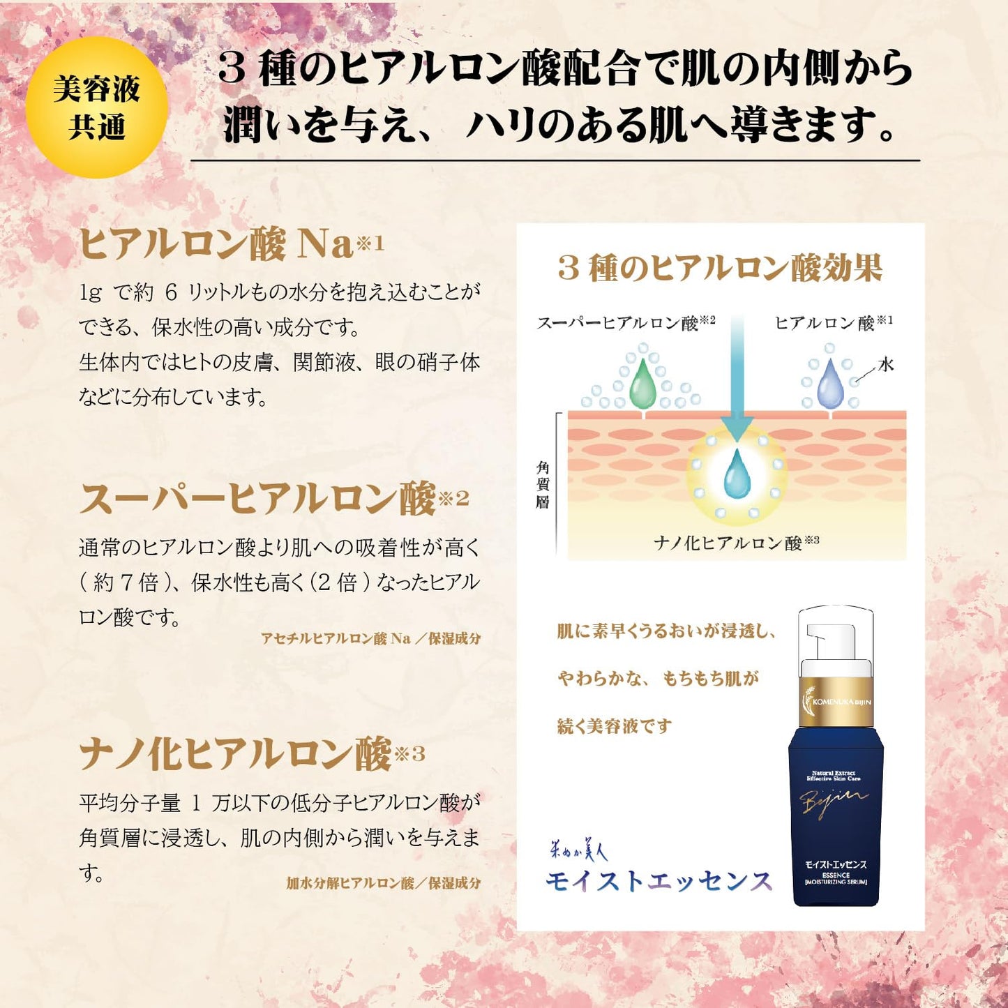 【まとめ買い】米ぬか美人モイストエッセンス 容量40ML×6点セット 日本盛 化粧品