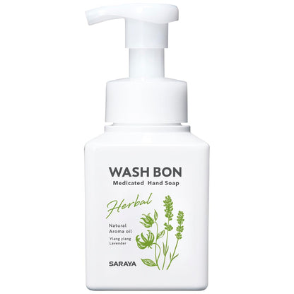 【まとめ買い】ウォシュボン　ハーバル薬用ハンドソープ　３１０ｍＬ 容量310ML×20点セット サラヤ ハンドソープ