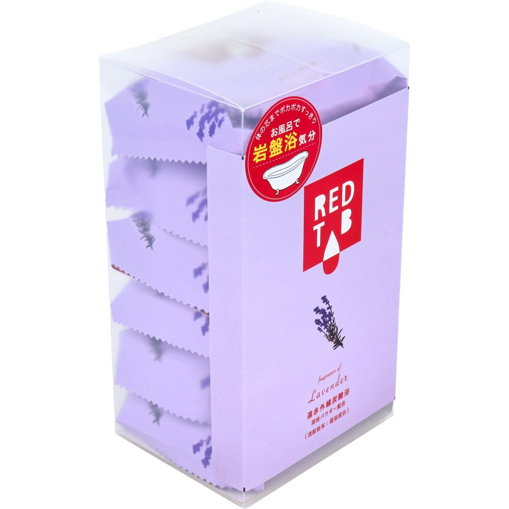 【まとめ買い】遠赤外線炭酸浴　ラベンダー　５０ｇ×６錠 容量6錠×24点セット ヘルス 入浴剤