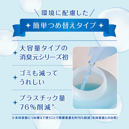 【まとめ買い】消臭元ＳＡＶＯＮ　つめ替え用　洗いあがりすっきりシトラスシャワーソープ 容量400ML×12点セット小林製薬