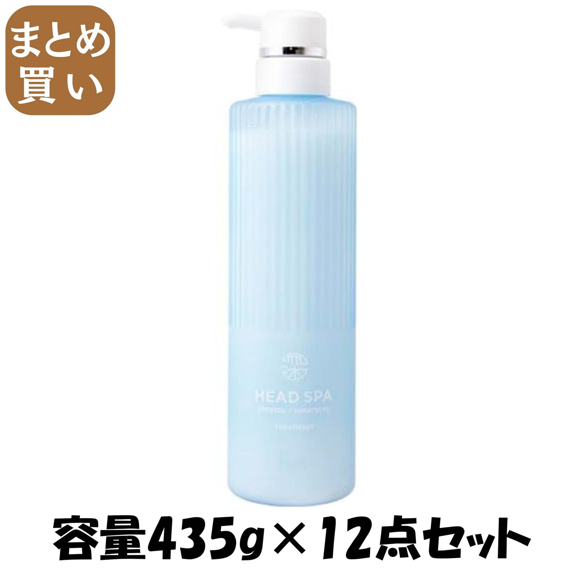 【まとめ買い】深体験ヘッドスパ　ｂｙ　ｈ＆ｓ　リフレッシュ×さらつや　トリートメント　ポンプ容量435G×12点セットヘアトリートメント