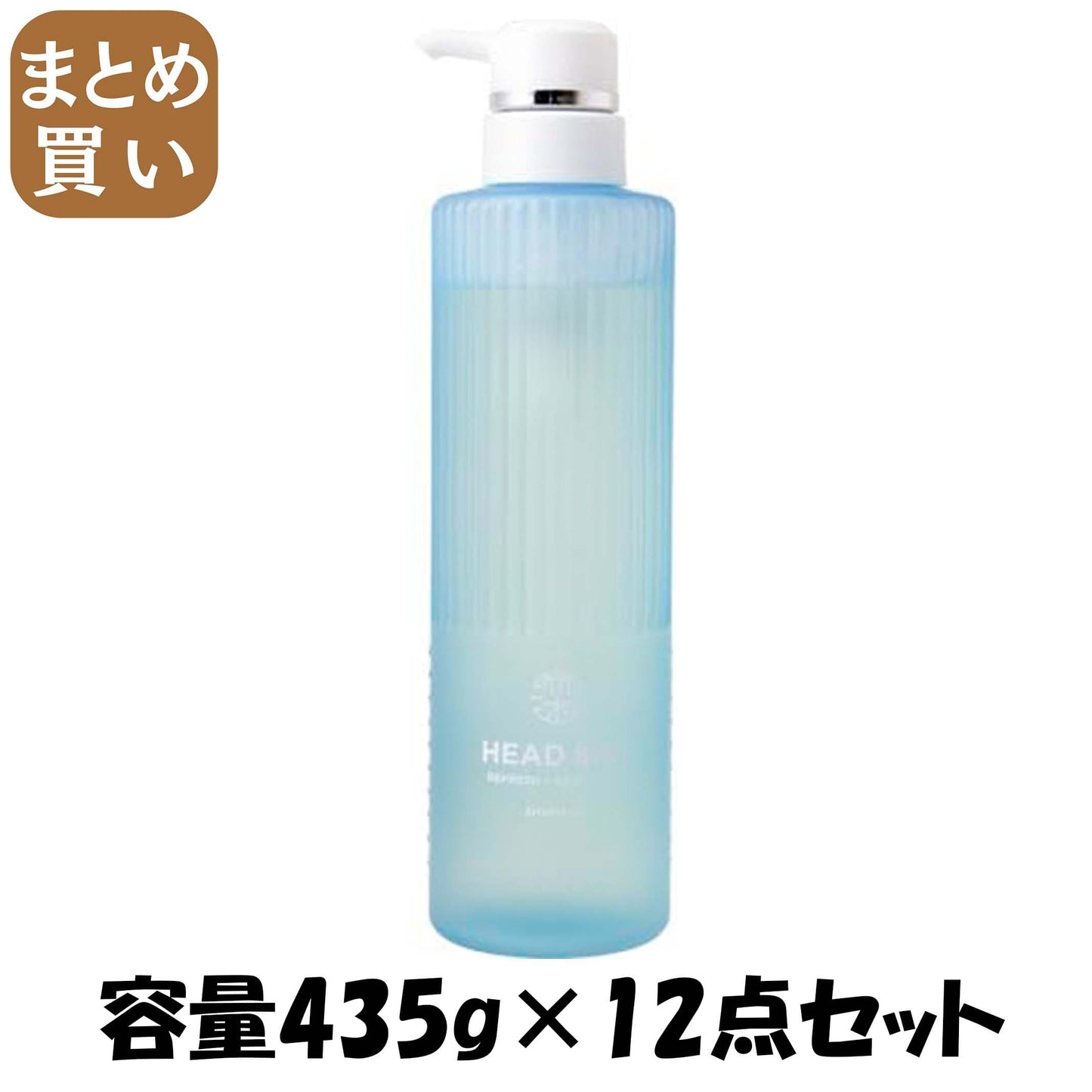 【まとめ買い】深体験ヘッドスパ　ｂｙ　ｈ＆ｓ　リフレッシュ×さらつや　シャンプー　ポンプ 容量435G×12点セットＰ＆Ｇ シャンプー