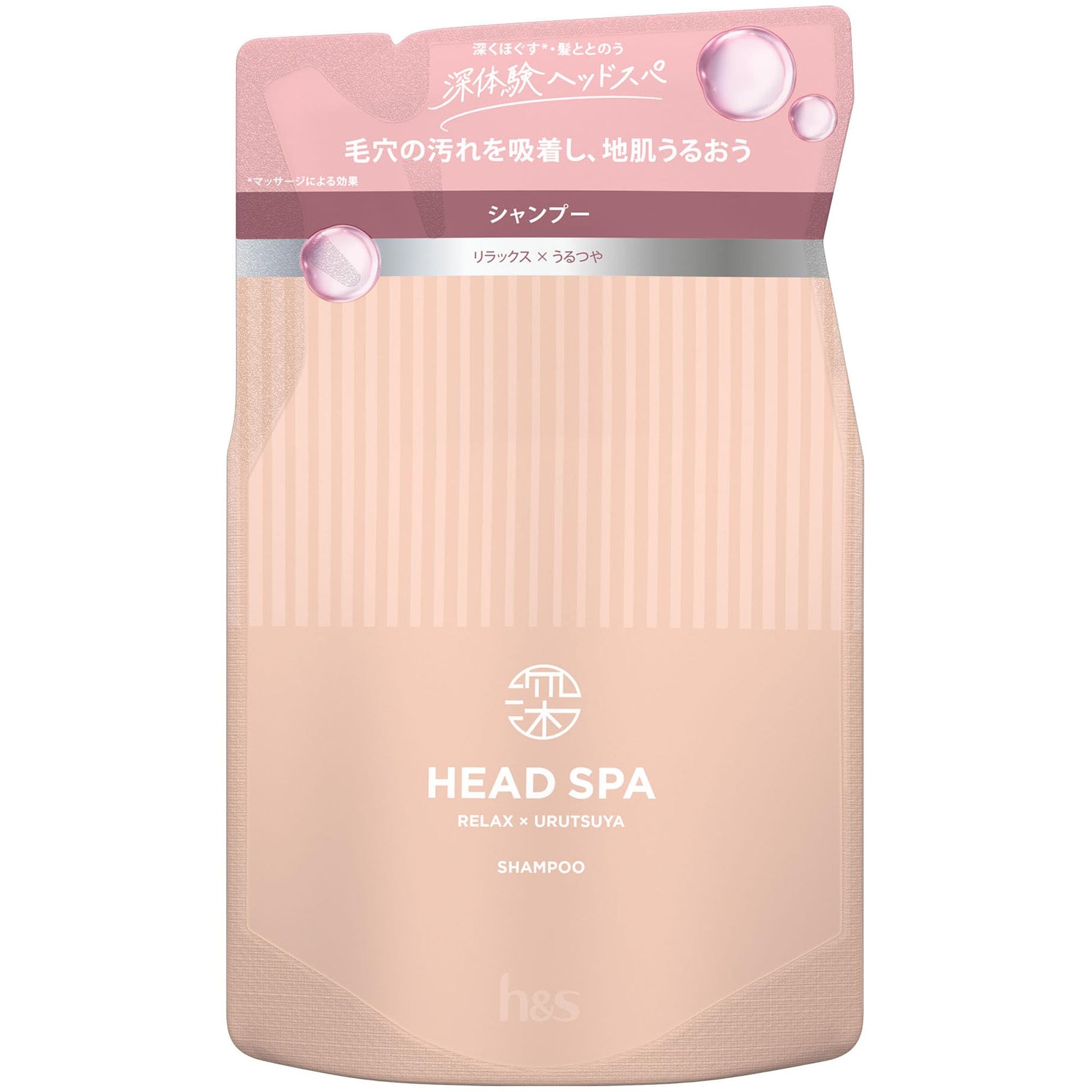 【まとめ買い】深体験ヘッドスパ　ｂｙ　ｈ＆ｓ　リラックス×うるつや　シャンプー　つめかえ 容量350G×12点セットＰ＆Ｇ シャンプー