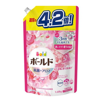 【まとめ買い】ボールドジェル　華やかプレミアムブロッサムの香り　つめかえ用　ウルトラジャンボサイズ 容量1680G×6点セットＰ＆Ｇ