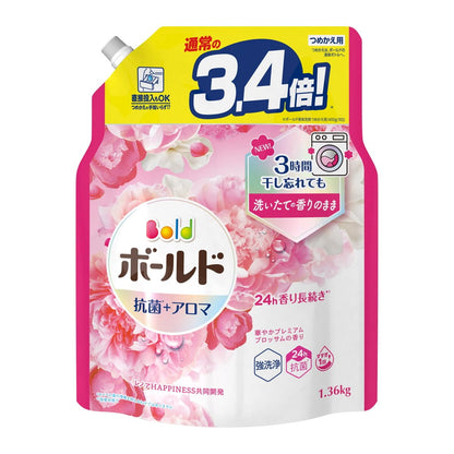 【まとめ買い】ボールドジェル　華やかプレミアムブロッサムの香り　つめかえ用　超ジャンボサイズ 容量1360G×6点セットＰ＆Ｇ