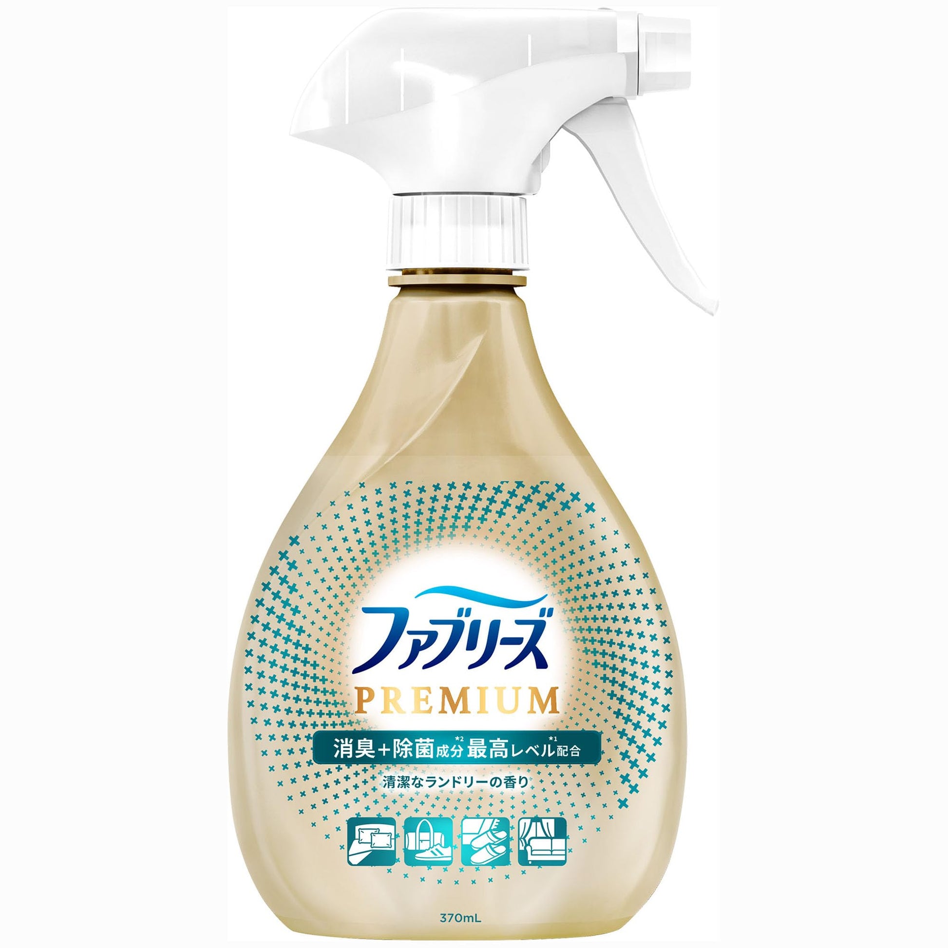 【まとめ買い】ファブリーズＷ除菌＋消臭　プレミアム　清潔なランドリーの香り本体 容量370ML×12点セットＰ＆Ｇ 芳香剤・部屋用