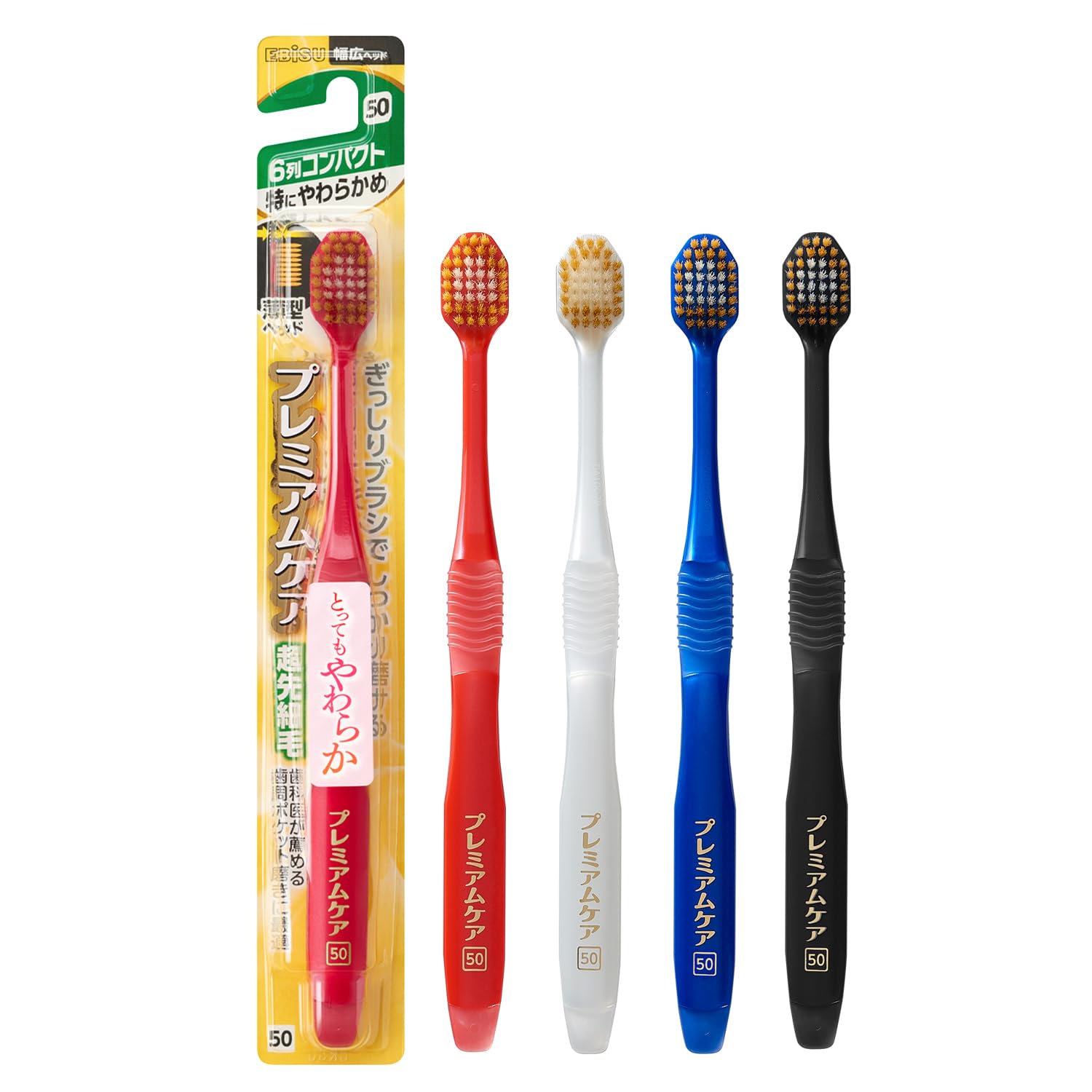 【まとめ買い】Ｂ－３６００ＳＳ　プレミアムケアハブラシ・６列コンパクト　特にやわらかめ 容量1ホン×12点セットエビス 歯ブラシ