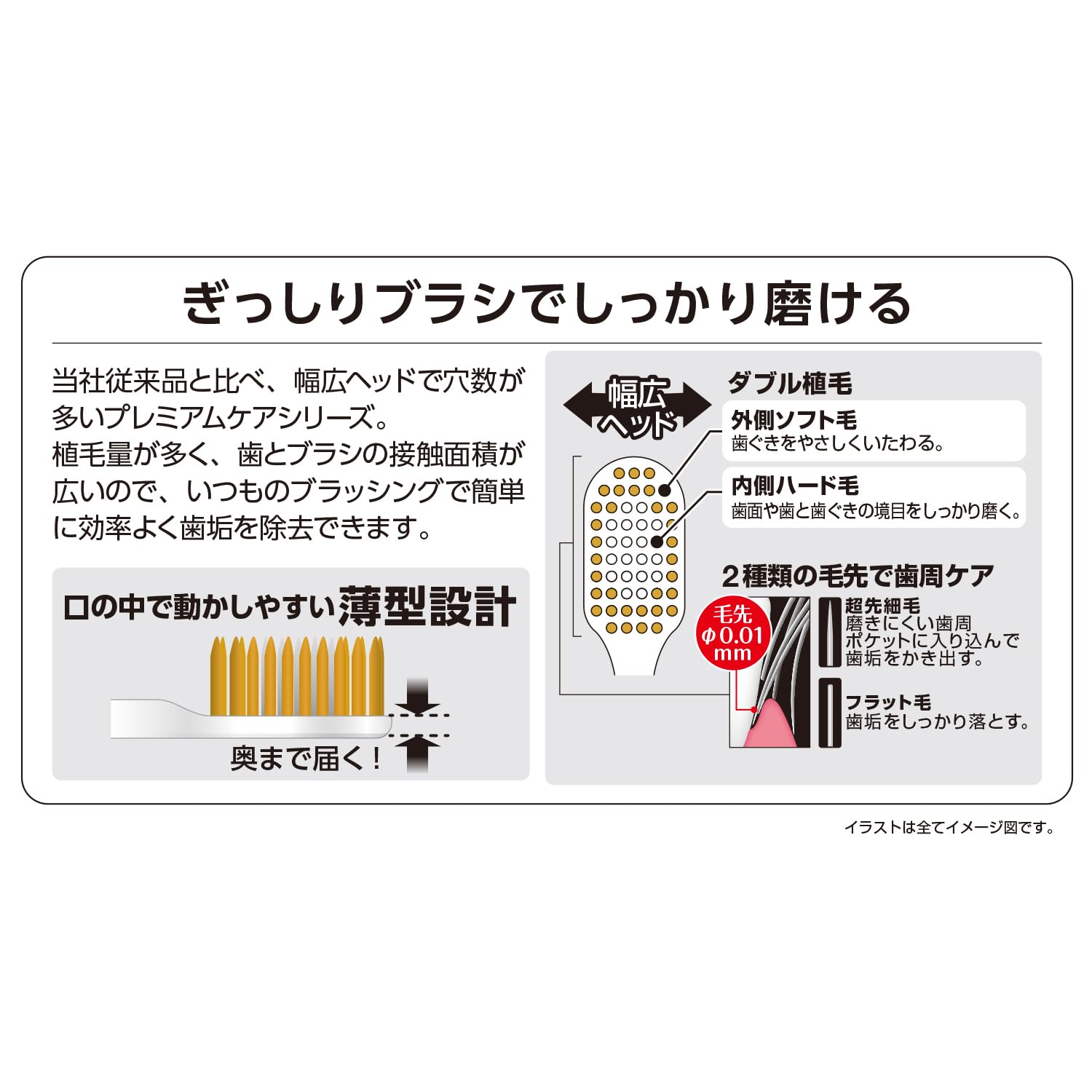 【まとめ買い】Ｂ－３６０２Ｓ　プレミアムケアハブラシ・６列ラージ　やわらかめ 容量1ホン×12点セット エビス 歯ブラシ