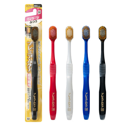 【まとめ買い】Ｂ－３６０２Ｍ　プレミアムケアハブラシ・６列ラージ　ふつう 容量1ホン×12点セット エビス 歯ブラシ