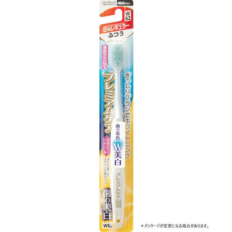 【まとめ買い】Ｂ－３６０７Ｍ　プレミアムケア歯の美白・６列レギュラー　ふつう 容量1ホン×12点セット エビス 歯ブラシ