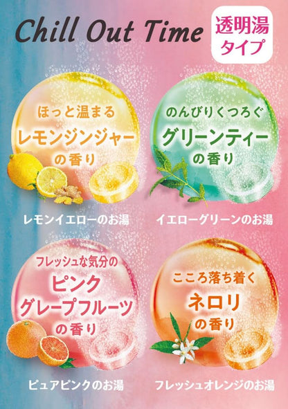 【まとめ買い】ＨＥＲＳバスラボ　Ｗ保湿　Ｃｈｉｌｌ　Ｏｕｔ　Ｔｉｍｅ　１２錠入 容量12ジ×16点セット 白元アース 入浴剤