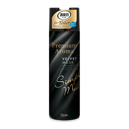 【まとめ買い】トイレの消臭力　Ｐｒｅｍｉｕｍ　Ａｒｏｍａ　スプレー　ベルベットムスク 容量365ML×24点セット芳香剤・トイレ用