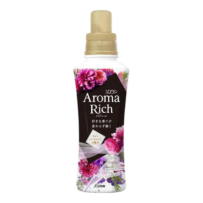 【まとめ買い】ソフラン　アロマリッチ　ジュリエット　本体　４８０ｍｌ 容量480ML×16点セット ライオン 衣料用洗剤