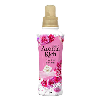 【まとめ買い】ソフラン　アロマリッチ　キャサリン　本体　４８０ｍｌ 容量480ML×16点セット ライオン 衣料用洗剤