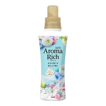 【まとめ買い】ソフラン　アロマリッチ　サラ　本体　４８０ｍｌ 容量480ML×16点セット ライオン 衣料用洗剤