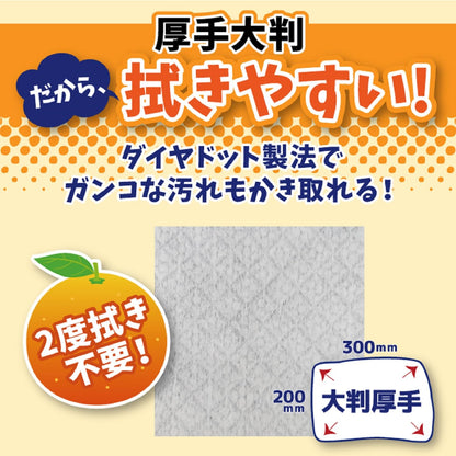 【まとめ買い】スーパーオレンジちよこっとキレイ　タオル 容量20ﾏｲ×6点セット ＵＹＥＫＩ 食器用洗剤・自然派