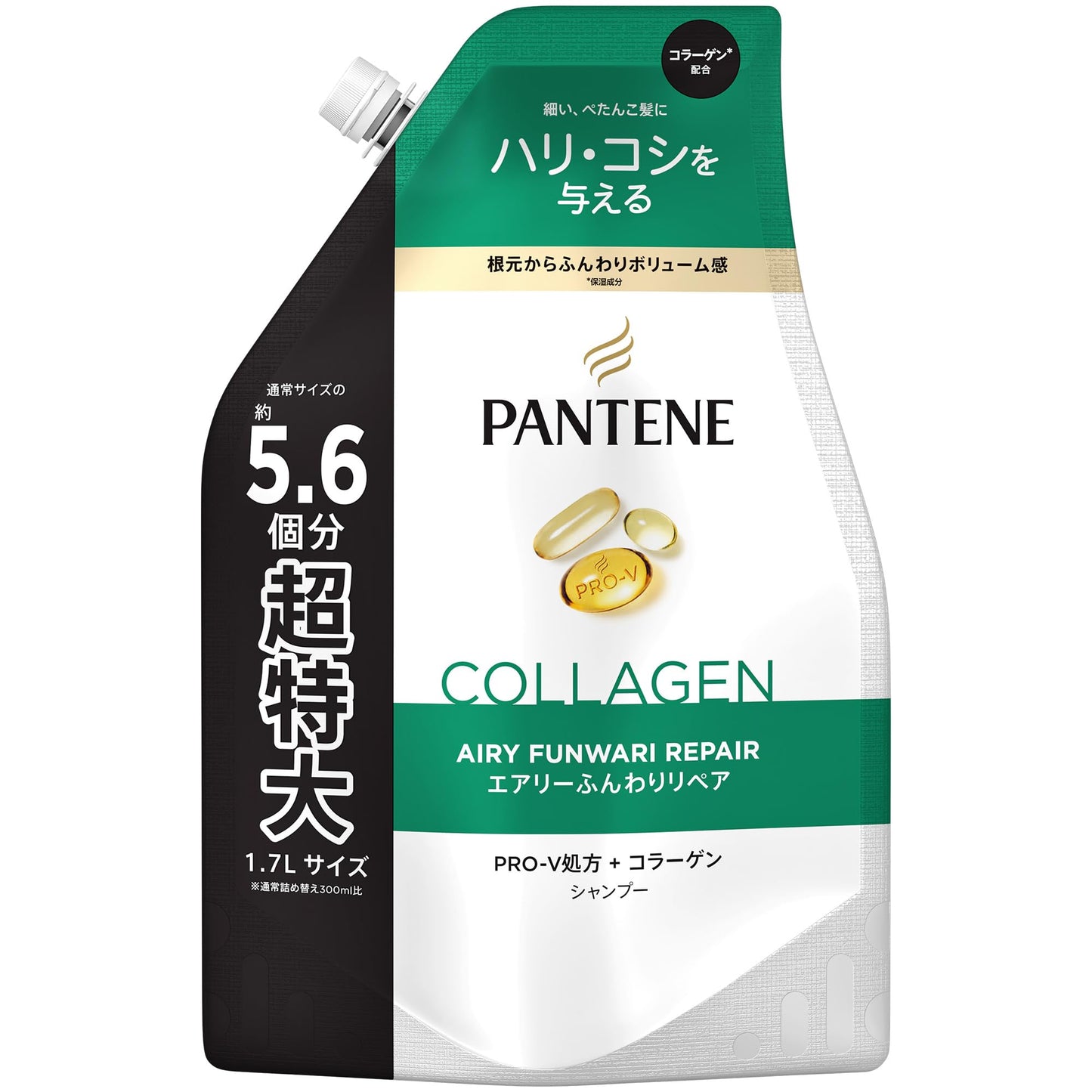 【まとめ買い】パンテーン　エアリーふんわりケア　シャンプー　つめかえ超特大１．７Ｌ 容量1700ML×6点セットＰ＆Ｇ シャンプー