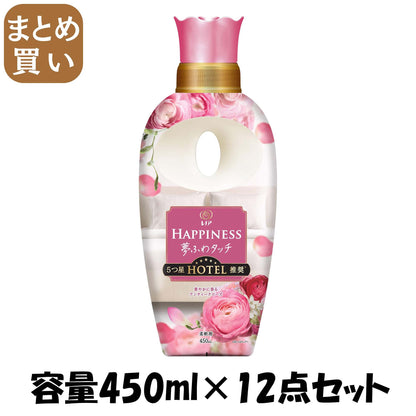 【まとめ買い】レノアハピネス夢ふわタッチ華やかに香るアンティークローズ本体 容量450ML×12点セット Ｐ＆Ｇ