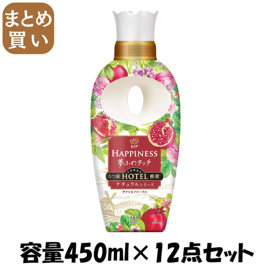 【まとめ買い】レノアハピネス夢ふわタッチザクロ＆フローラル本体 容量450ML×12点セット Ｐ＆Ｇ