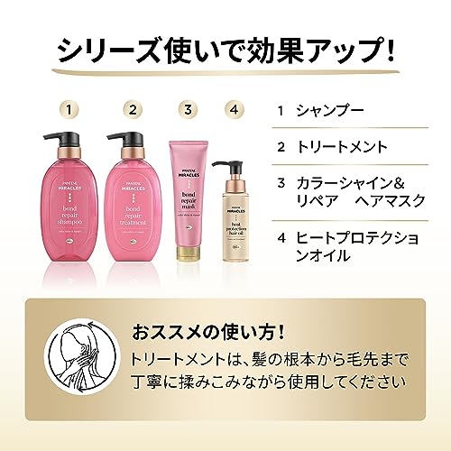 【まとめ買い】パンテーンミラクルズ　ボンドリペアシリーズ　カラーシャイン＆リペア　ヘアマスク