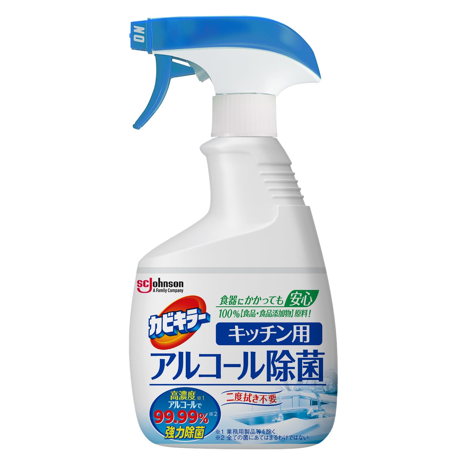 【まとめ買い】カビキラー　アルコール除菌キッチン用本体 容量400ML×18点セット ジョンソン 食器用漂白