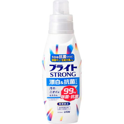 【まとめ買い】ブライトＳＴＲＯＮＧ　漂白＆抗菌ジェル　本体　５１０ｍｌ 容量510ML×16点セット ライオン 漂白剤