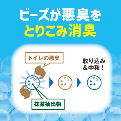 【まとめ買い】クリーンフロートイレ用消臭ビーズ６０日無香性 容量170G×24点セット 大日本除虫菊（金鳥） 芳香剤・トイレ用