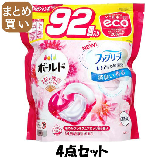 【まとめ買い】ボールドジェルボール４Ｄ華やかプレミアムブロッサムの香り　つめかえ超メガジャンボサイズ