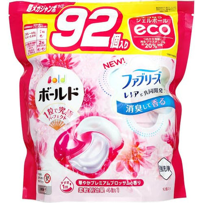 【まとめ買い】ボールドジェルボール４Ｄ華やかプレミアムブロッサムの香り　つめかえ超メガジャンボサイズ