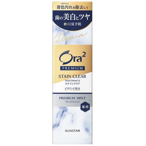 【まとめ買い】オーラツー　プレミアム　ステインクリア　ペースト［プレミアムミント］１００Ｇ 容量100G×10点セット歯磨き